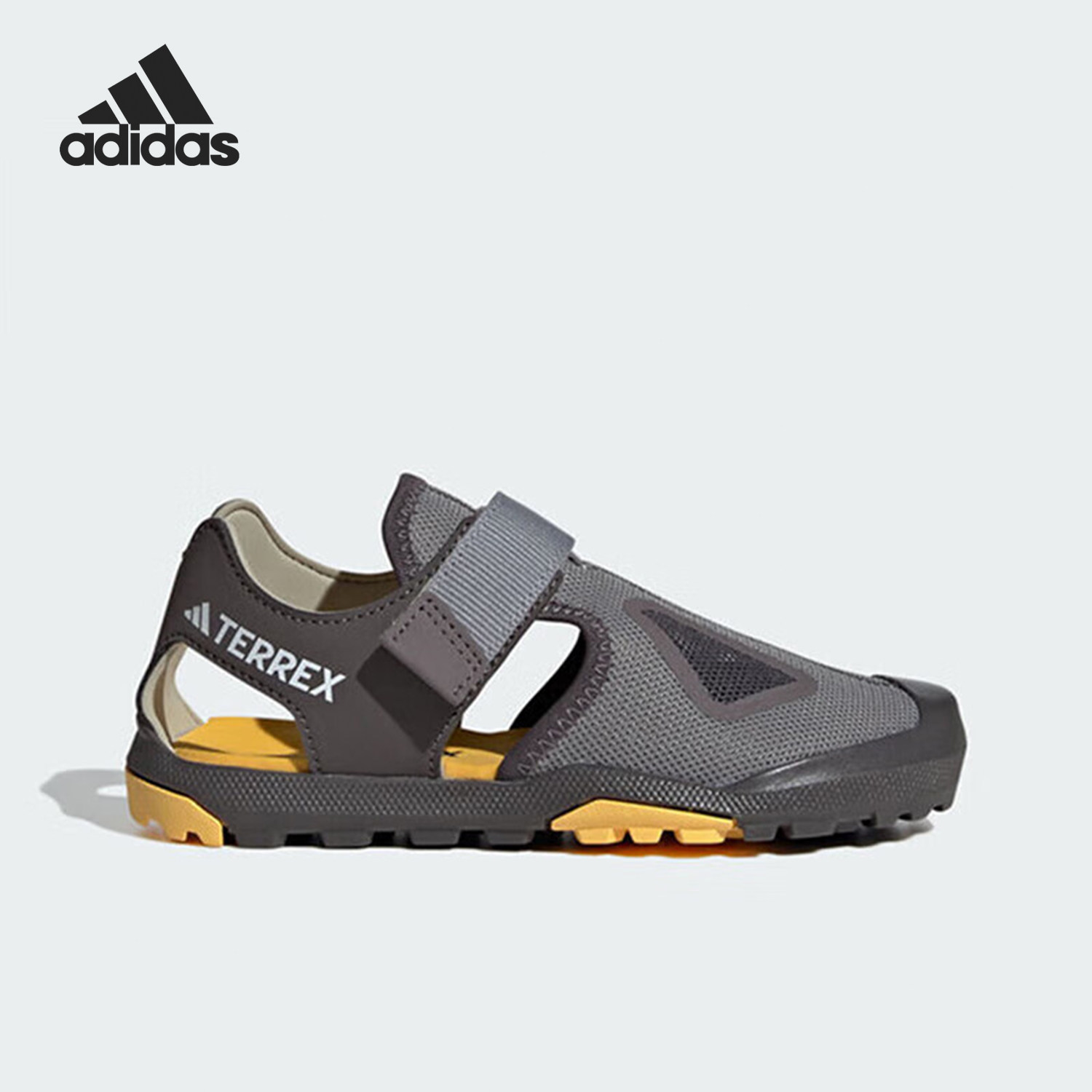 Adidas/阿迪达斯正品当季新款大童防滑沙滩凉鞋IF3099
