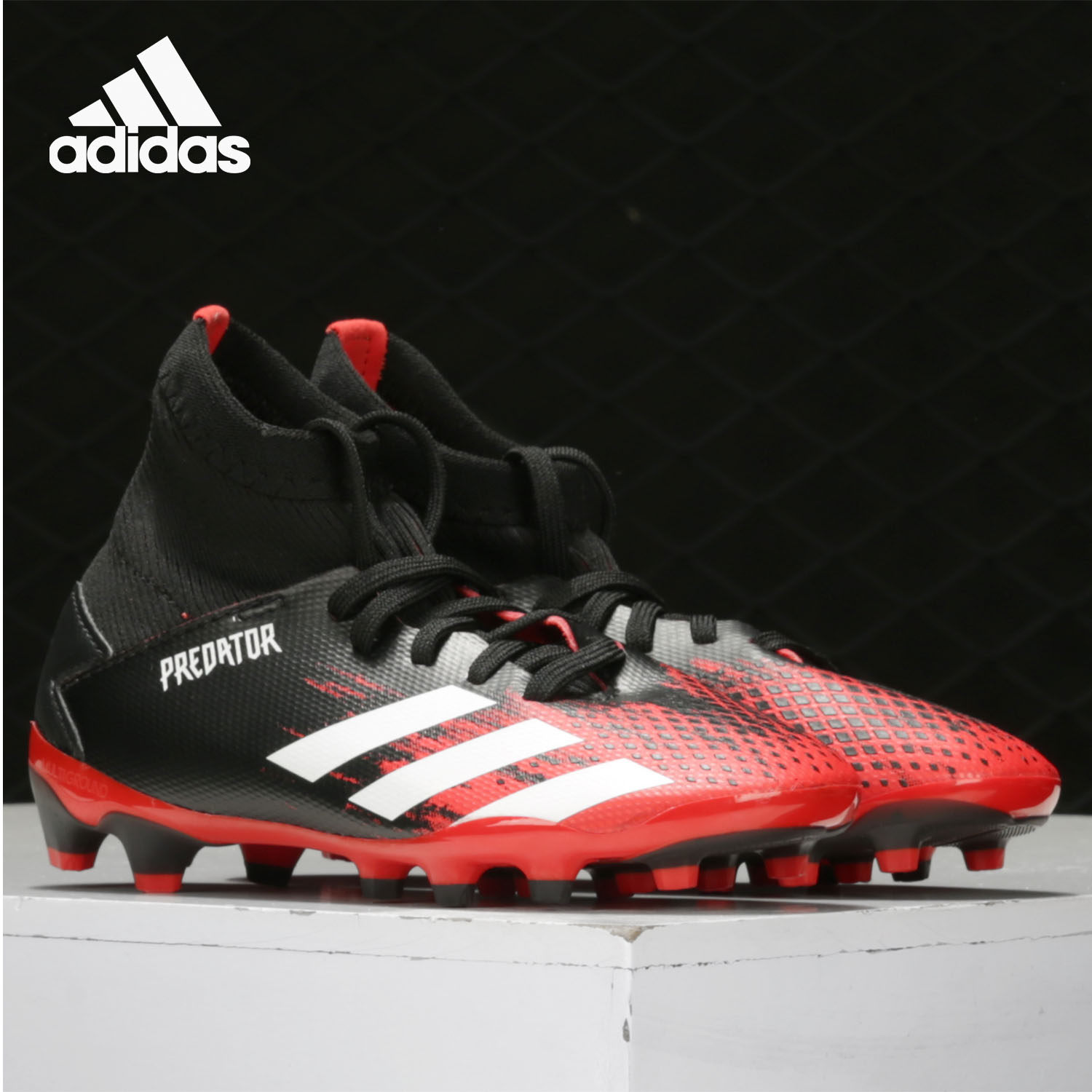 adidas/阿迪达斯正品猎鹰predator 20.3 mg 短钉大童足球鞋ef1946
