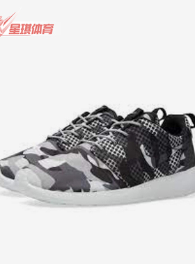 Nike/耐克正品ROSHEOnePrint新款男黑白灰色休经典闲鞋65206-10