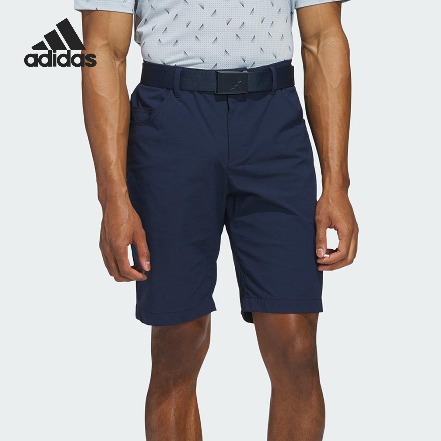 Adidas/阿迪达斯正品SHORTS男士高尔夫经典中腰短裤IK2990