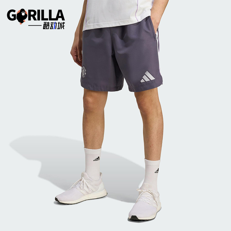 Adidas/阿迪达斯正品2025夏季款男士训练足球宽松运动短裤JN2826