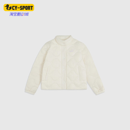 Puma/彪马正品SHORT女士短款立领落肩长袖羽绒夹克640306-87