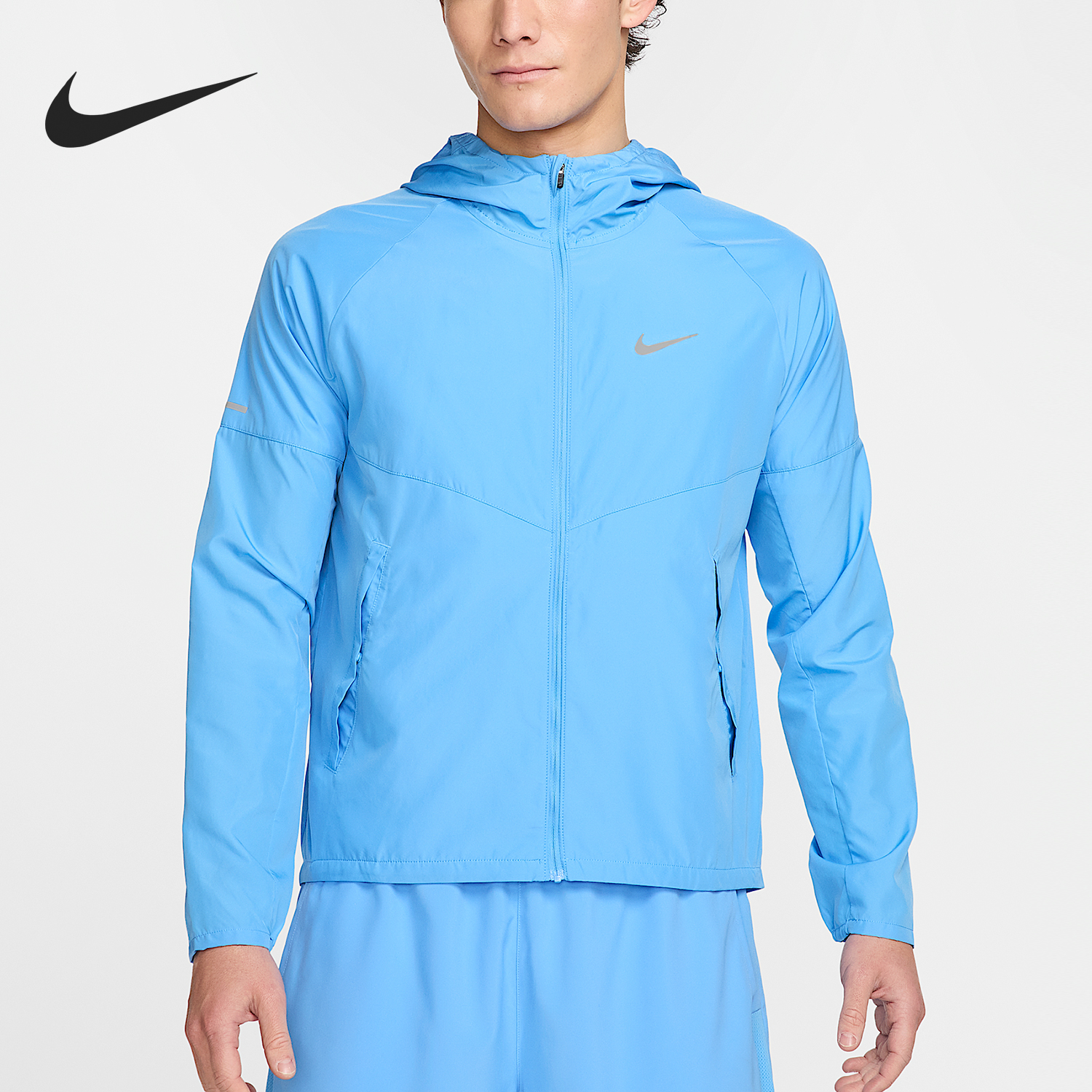 Nike/耐克正品春秋男士拉链经典长袖轻盈夹克外套DD4747-412