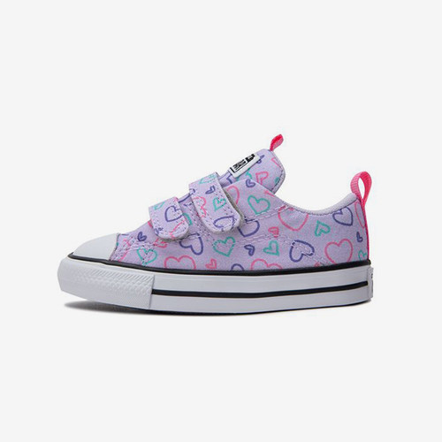 Converse/匡威正品新款婴童时尚潮流魔术贴低帮运动板鞋A08382C