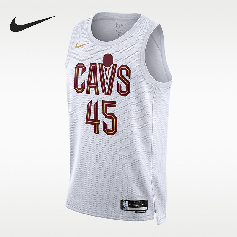 Nike/耐克正品NBASwingman新款男白酒红色经典休闲球衣DN2073-108