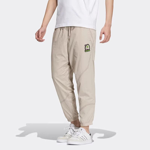 经典 Adidas 阿迪达斯正品 NEO男士 IK5126 系带宽松透气梭织运动长裤