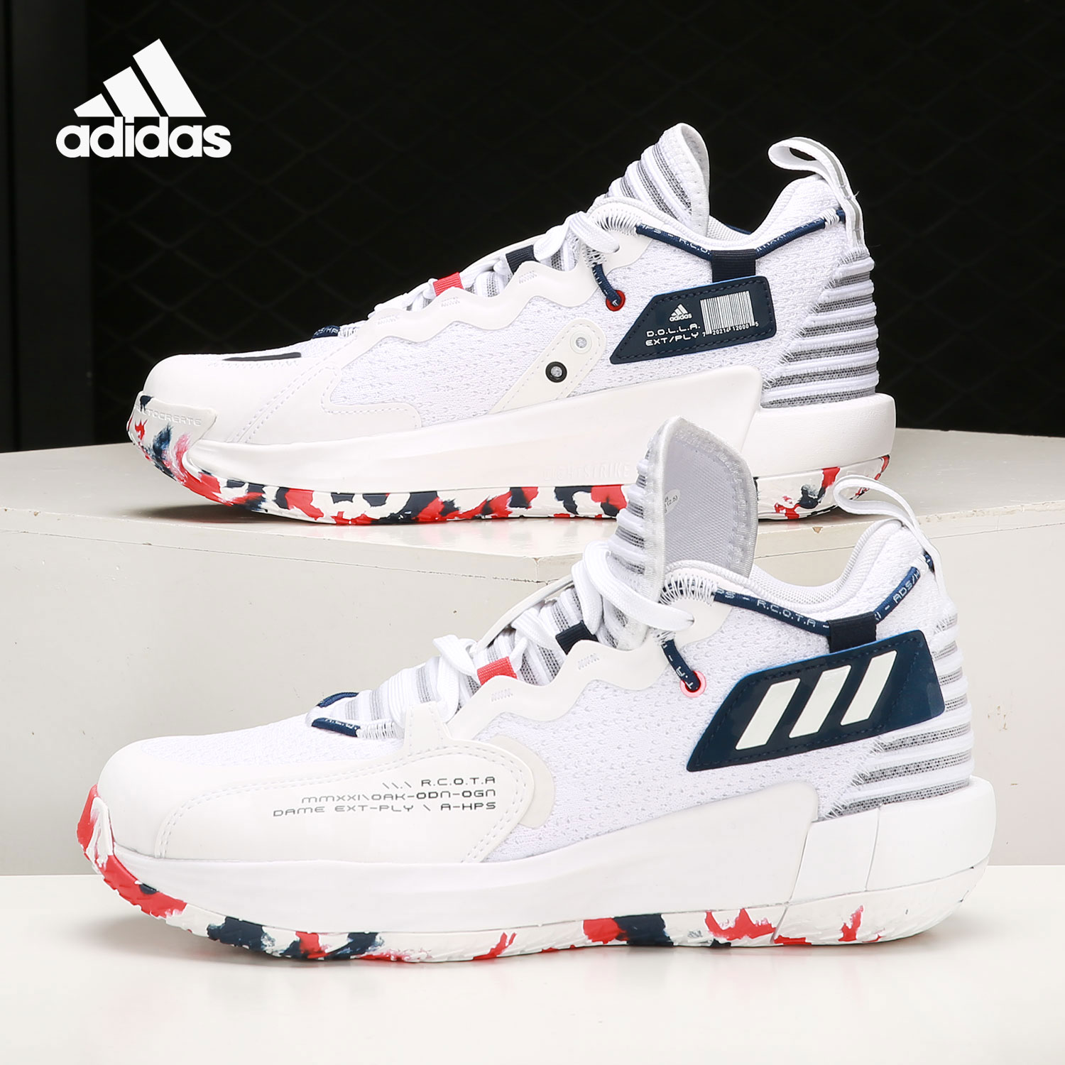 阿迪达斯正品新款低帮运动篮球