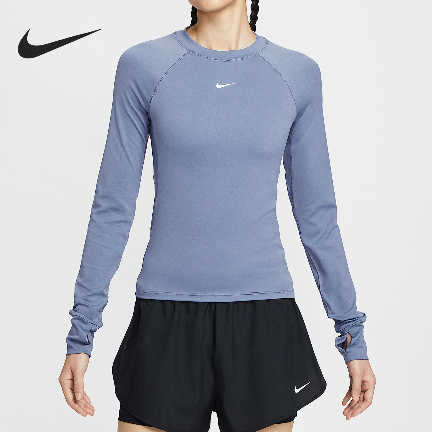 Nike/耐克正品Pro Dri-FIT女士紧身训练长袖上衣FV7846-499