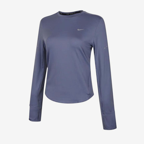 Nike/耐克正品SwiftUV运动套头纯色休闲经典长袖T恤HQ0504-499