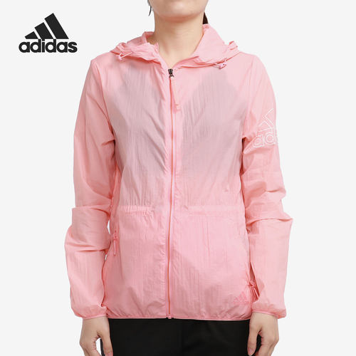 Adidas新款连帽夹克轻薄风衣