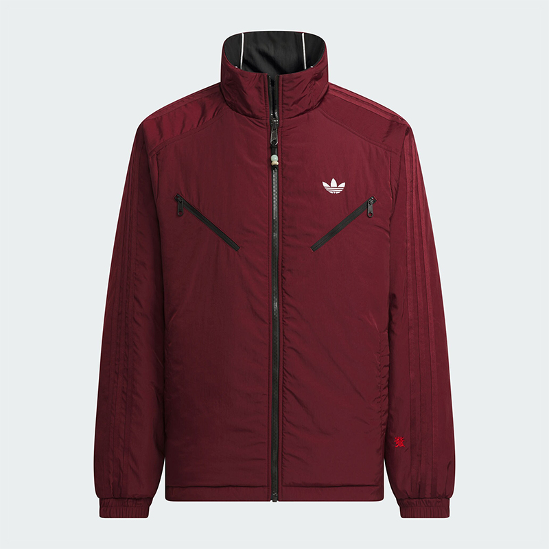 阿迪达斯男士双面穿棉服