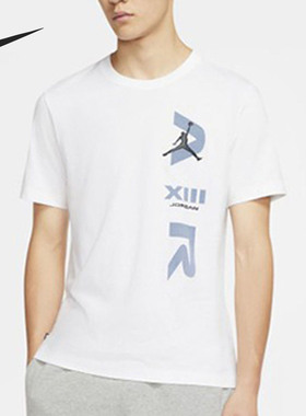 Nike/耐克正品 Jordan Legacy AJ13 男子休闲运动短袖T恤 CW0796