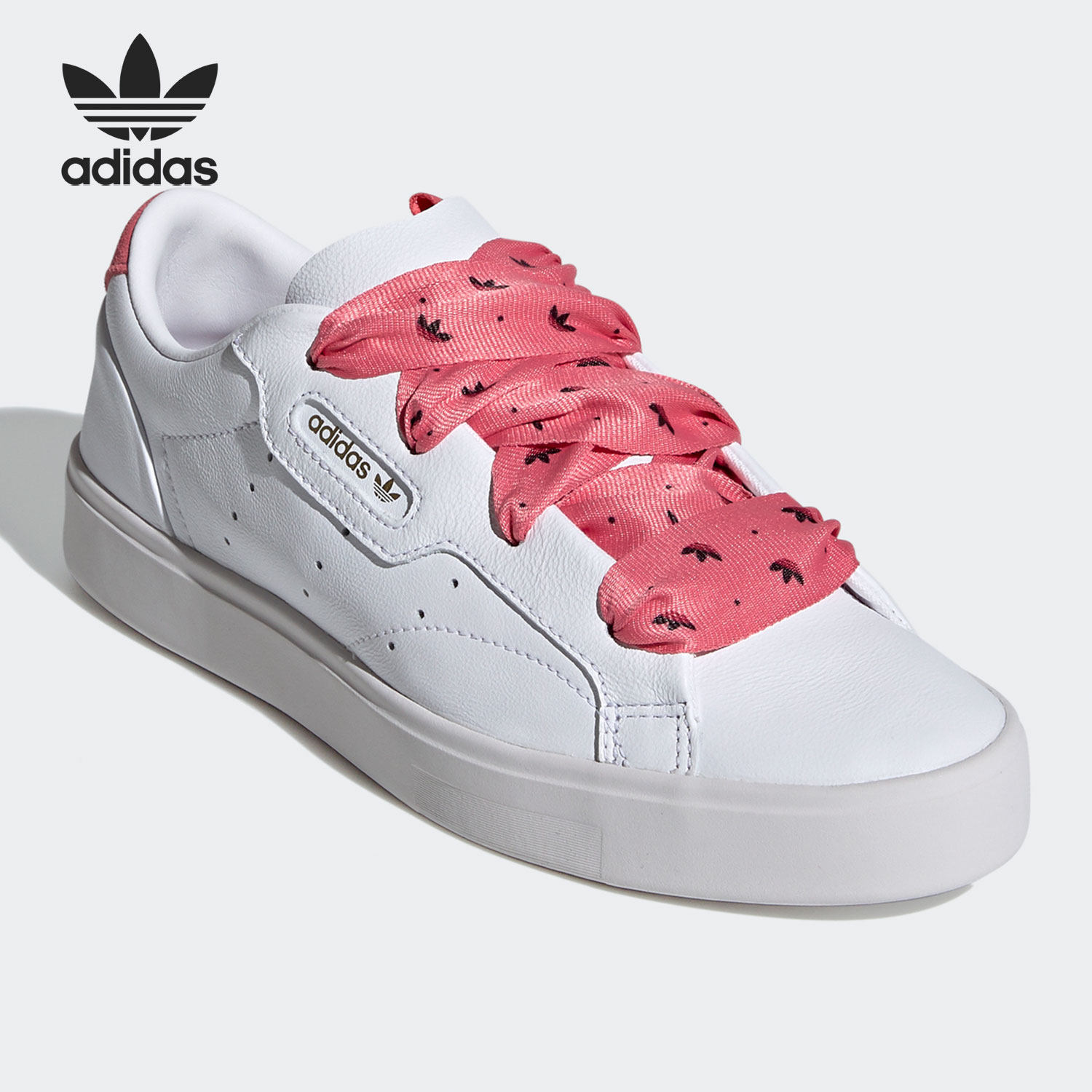 Adidas/阿迪达斯正品三叶草SLEEK W男女经典低帮轻便休闲鞋FY6679,运动鞋new,板鞋,淘宝优惠券,粉丝福利购,淘宝优惠卷