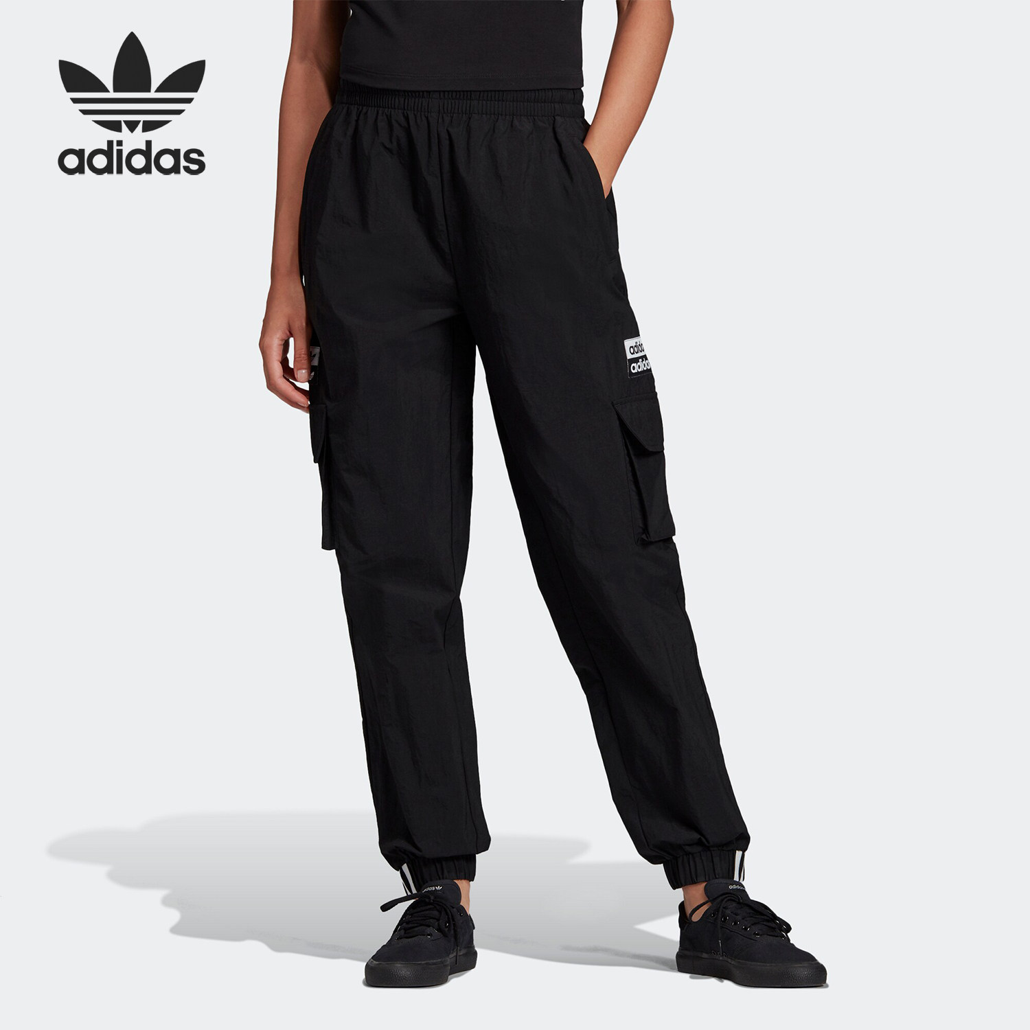 阿迪达斯女子梭织运动长裤