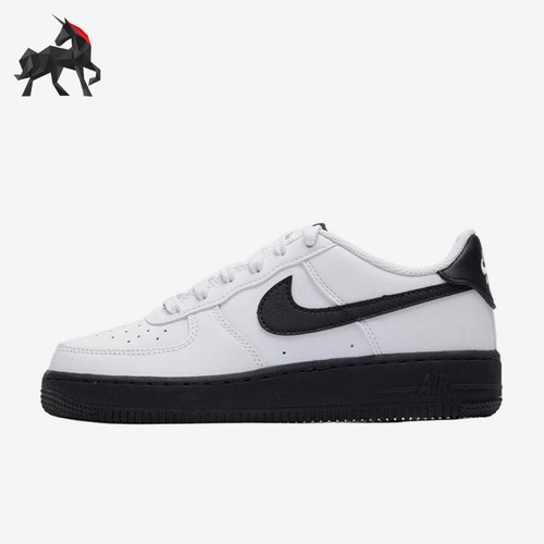 Nike/耐克正品AirForce1新款儿童白黑色经典校园板鞋CT3839-121