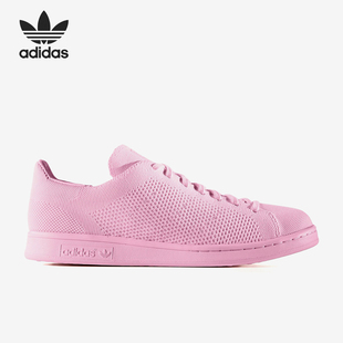 网面运动板鞋 Adidas 时尚 26夏三叶草男女同款 S80064 阿迪达斯正品