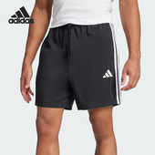 款 2025夏季 男士 宽松经典 JE6436 Adidas 运动跑步短裤 阿迪达斯正品