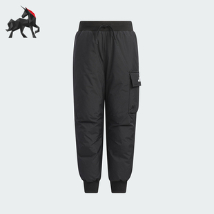 DOWN Adidas 阿迪达斯正品 KB5132 PANT儿童休闲保暖束脚羽绒裤