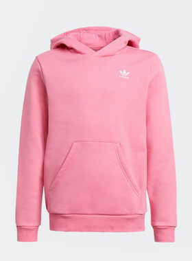 Adidas/阿迪达斯正品三叶草休闲大童运动连帽套头卫衣 H14148