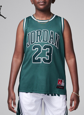 Nike/耐克正品Jordan 23大童网眼透气无袖球衣T恤DX8461-366