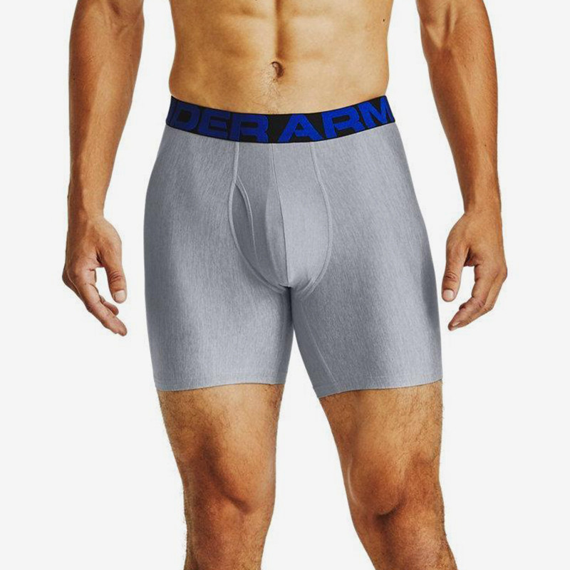 UA/安德玛正品Tech 6in 2 Pack男士松紧内裤两条装1363619-408