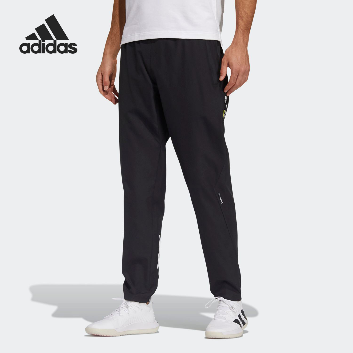 阿迪达斯男子梭织训练运动长裤