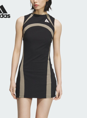 Adidas/阿迪达斯正品休闲透气新款女士运动时尚无袖连衣裙JM2458