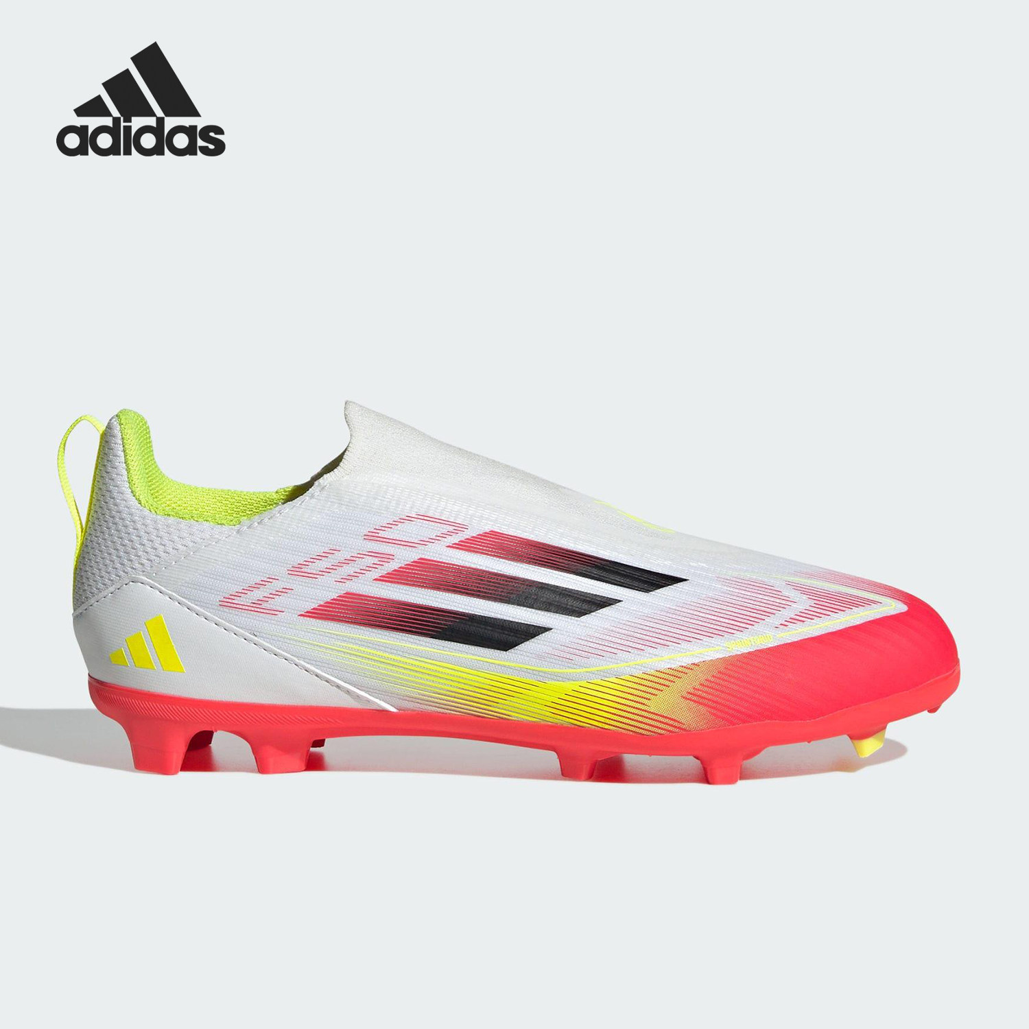 Adidas/阿迪达斯正品新款儿童运动耐磨无鞋带足球鞋IE3743