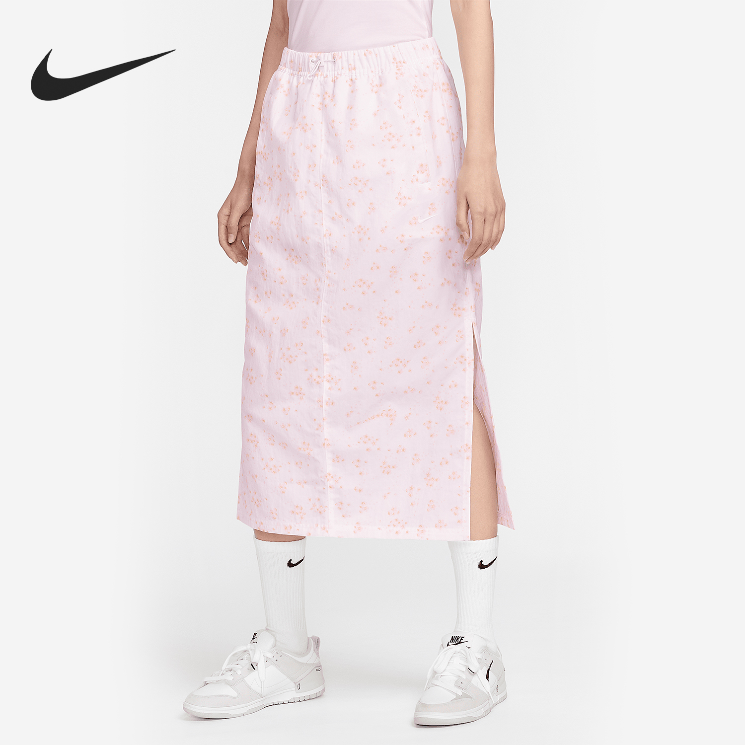 Nike/耐克官方正品Sportswear女士运动梭织图案半身裙IF0626-100
