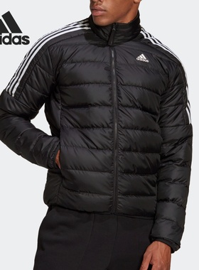 Adidas/阿迪达斯官方正品男子立领冬季户外保暖运动羽绒服 GH4589