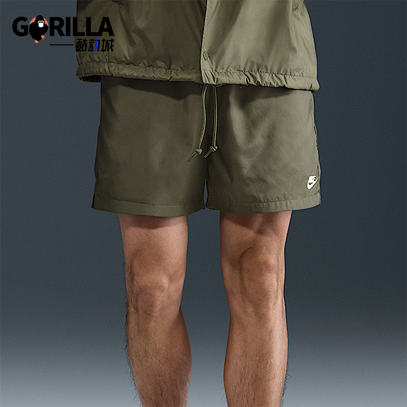 Nike/耐克正品2025男士日常运动透气耐穿刺绣户外短裤FN3308-222