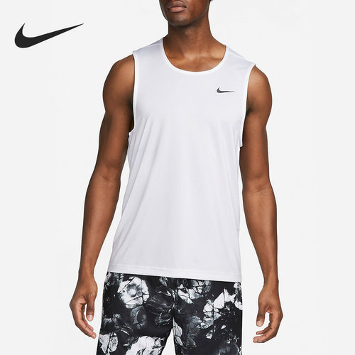 Nike/耐克正品夏季男子运动训练透气背心无袖T恤DV9814-100