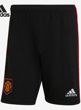 Adidas/阿迪达斯正品MUFC A SHO 男子曼联足球运动短裤H13882