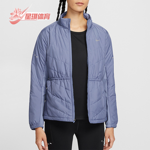 女士拼接立领跑步运动反光保暖棉服HV2745 冬季 499 耐克正品 Nike