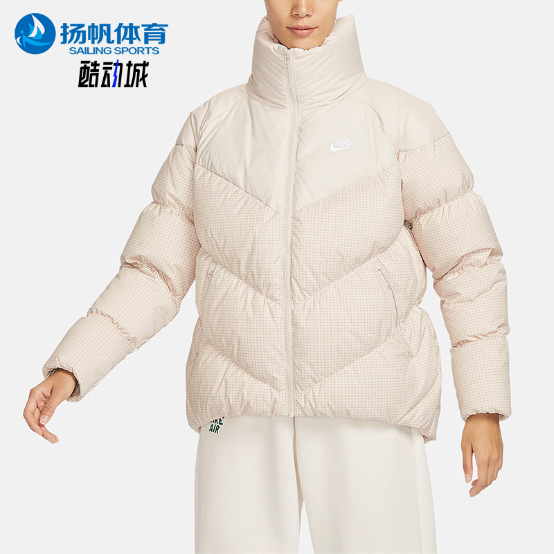 耐克正品女子防风保暖羽绒服