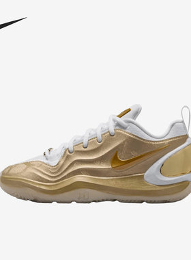 Nike/耐克正品A'One新款金黑色球场实战校园篮球鞋IR3213-900