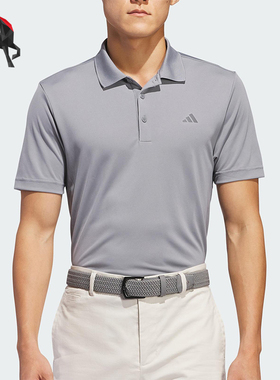 Adidas/阿迪达斯正品夏季男士透气翻领针织运动短袖POLO衫IU4448