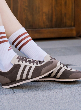 Adidas/阿迪达斯正品VS JOG 2.0男女薄底防滑休闲鞋JS1123