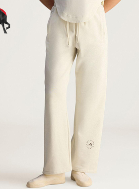 Adidas/阿迪达斯正品STRAIGHT P女士毛圈布高腰直筒运动裤JX6772