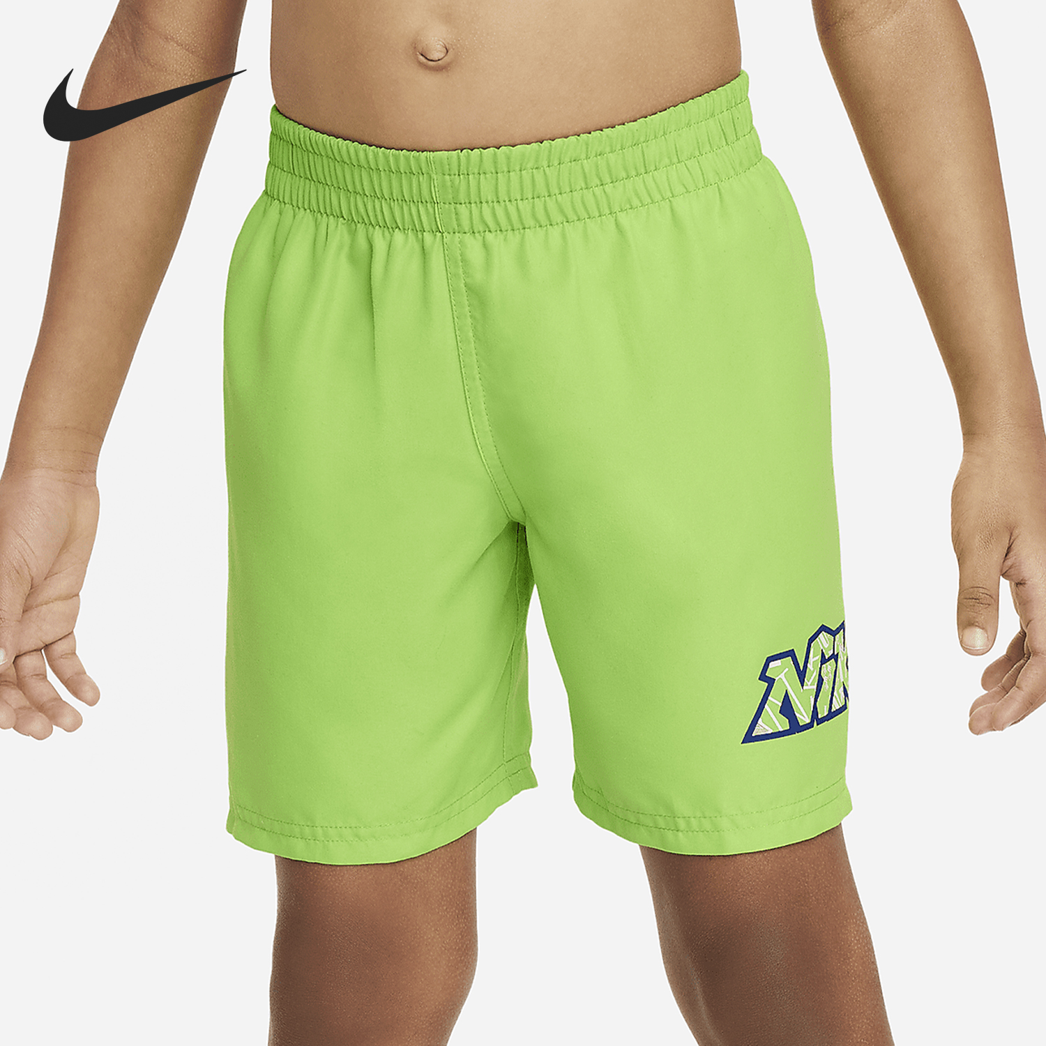 耐克小童弹性透气沙滩短裤