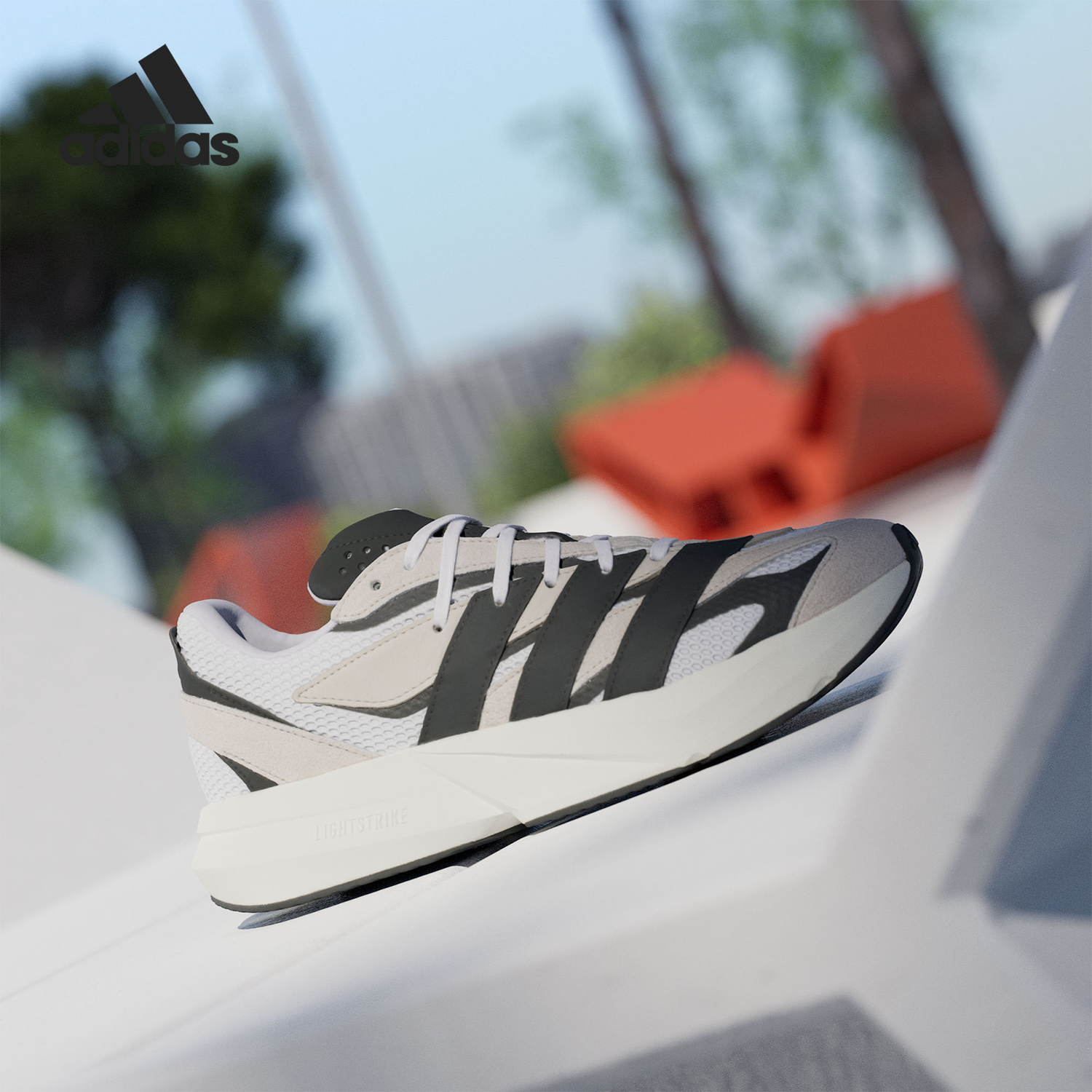 Adidas/阿迪达斯正品LIGHTBLAZE男士稳定回弹跑步鞋JH6944