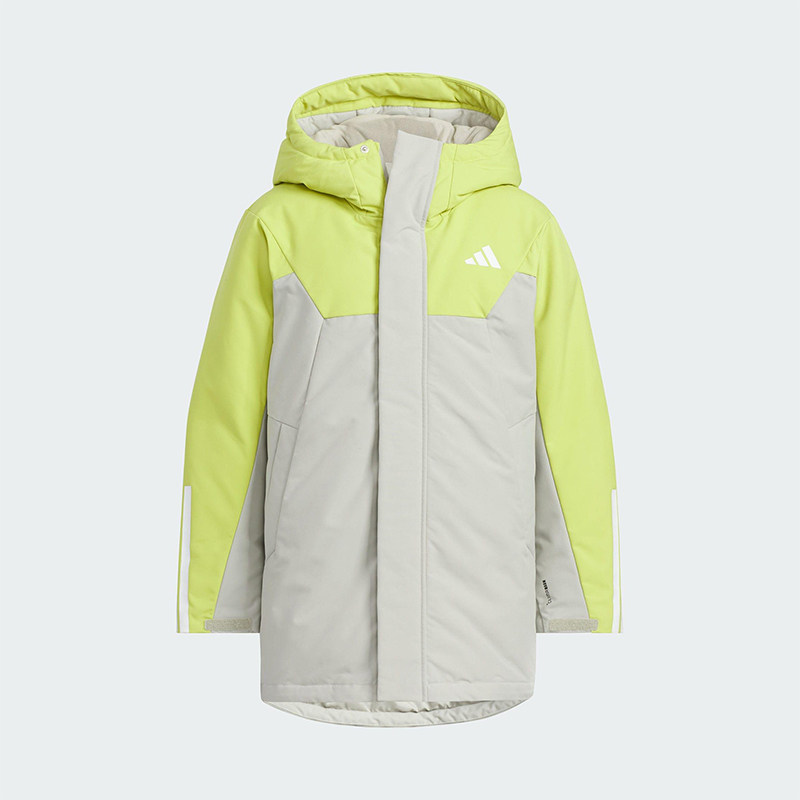 Adidas/阿迪达斯正品JK L PARKA DOWN儿童保暖拼接羽绒服KC5410