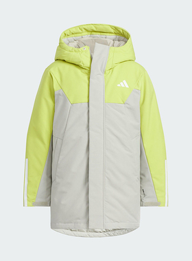 Adidas/阿迪达斯正品JK L PARKA DOWN儿童保暖拼接羽绒服KC5410