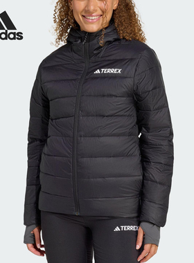 Adidas/阿迪达斯官方正品W MT ESS D HO J女士防风羽绒服KB2149