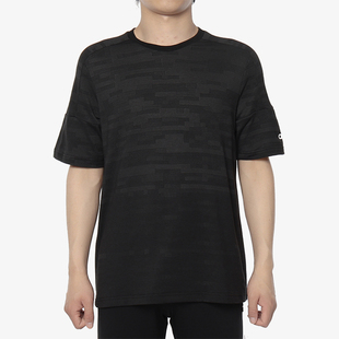 男子休闲运动短袖 Adidas T恤DZ2208 KNIT TEE 阿迪达斯正品