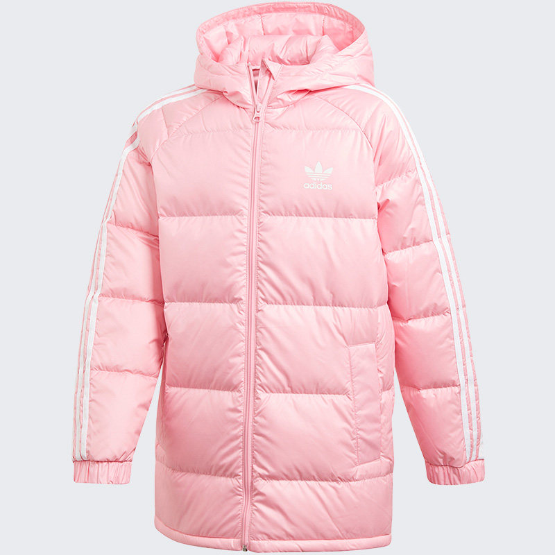 阿迪达斯三叶草新款儿童羽绒服