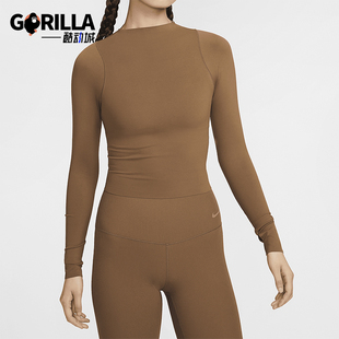 Nike/耐克正品Zenvy Dri-FIT女士运动跑步训练长袖FN3023-281