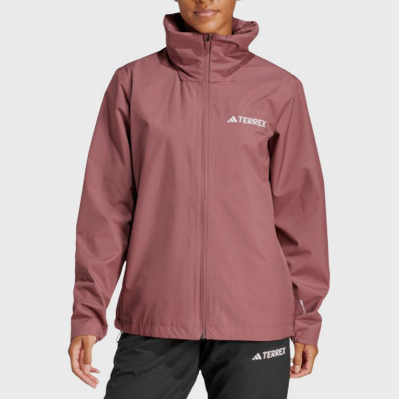 Adidas/阿迪达斯正品2025新款女士经典梭织连帽夹克外套JM8703