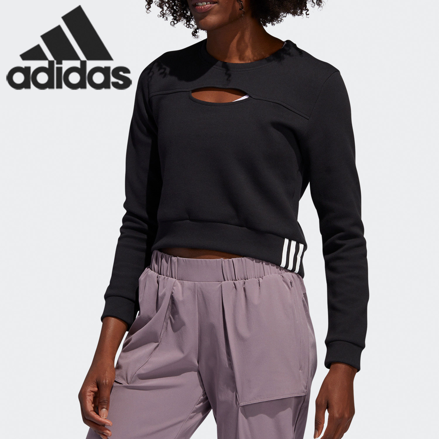 Adidas/阿迪达斯女子圆领卫衣