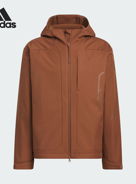 Adidas/阿迪达斯官方正品TH SOFTSHELL JK男士运动连帽外套JZ1151